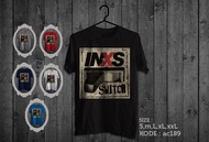 Kaos band inxs switch tshirt musik kaos nyaman dipakai