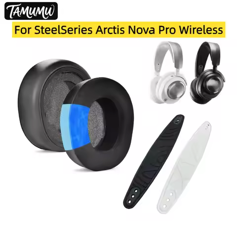 Replacement Ice Gel Ear Pads Cushion For SteelSeries Arctis Nova Pro Wireless Headphone Earpads Soft