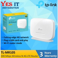 TP-Link Wireless N300 4G LTE Router Sim Card Modem Wi-Fi Router Support Hotspot Unlimited Data TL-MR105