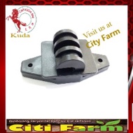 25pcs PVC clip wood post INSULATOR 2 HOLE electric fencing (H/DUTY) electrik pagar