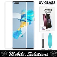 Huawei Mate 20 Pro / Mate 30 Pro / Mate 40 Pro / P30 Pro / P40 Pro UV Glue Full Coverage Tempered Glass Screen Protector