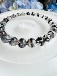 小精品招財半盆黑超七7mm12.37g三輪骨幹水晶避邪防小人防負面