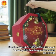 Octagonal Christmas Hardbox Model Wardrobe GIft Box Hampers Premium NT-OCT01