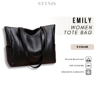 Beg Tangan Wanita STYNIS Emily - Tote Bag Zip Handbag Women