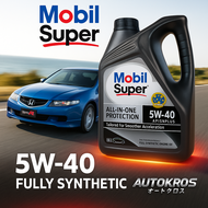 Mobil Super 5W-40 น้ำมันเครื่องสังเคราะห์แท้ 100% API SP ขนาด 4+1 ลิตร สำหรับรถยนต์เบนซิน