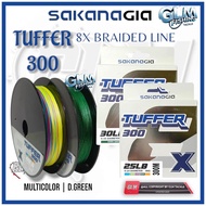 SAKANAGIA TUFFER 300 X8 BRAIDED FISHING LINE 300M
