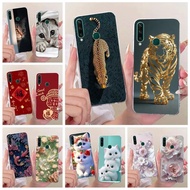For Huawei Y6p Case MED-LX9 Cool Leopard Tiger Painted Cover Soft Slim Phone Case For Huawei Y7p Y 6