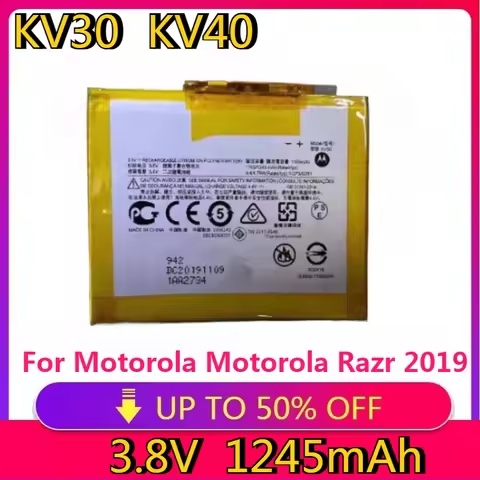 New High Quality Replaceable Battery KV30 KV40 for Motorola Motorola Razr 2019 XT2000 XT2000-1 XT200