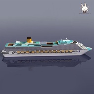[Teh] Cruise Ship Paper Model Cruise Ship 3D Paper Model DIY Puzzle Manual Papercrafts Toy [VN]