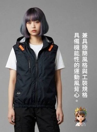 🎌日本直送 📣 ❄️現貨📦即寄❄️ 2026 新版男女 Burtle L 黑色 上背風 空調服 風扇衫 背心 防曬 輕撥水 防中暑 AC2094