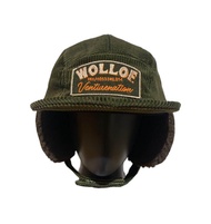 topi earflap corduroy