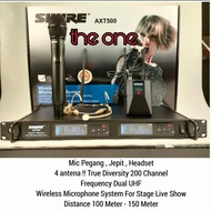 PROMO- MIC WIRELESS SHURE AXT500 / AXT 500 - TB. JAYA MAYA