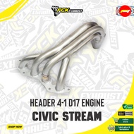 Honda Stream 4-1 FCK Exhaust Header | Racing Car Exhaust