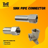 Stainless Steel Faucet or Sink Pipe Connector / Penyambung Kepala Paip
