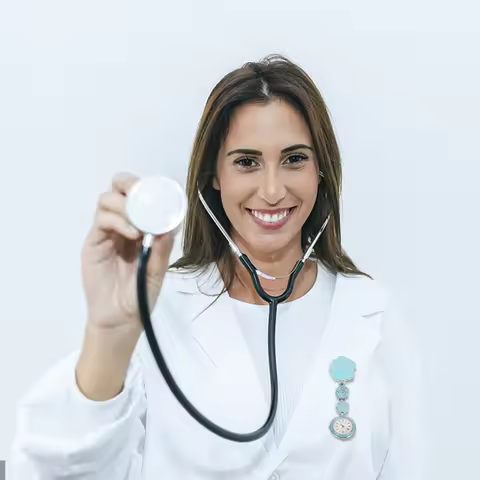 Nurse Table Clip Watch Nurses Rose Flower Fob Fashion Pattern Pocket Wrist Watches Ordinary Glass Mi