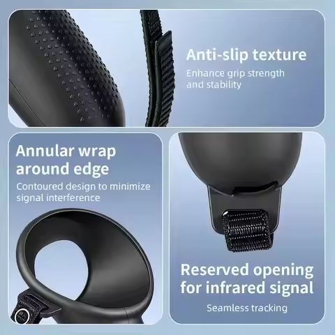 For Steam Frame VR Silicone Protective Cover Soft Anti-Collision Dustproof VR Headset Protective She