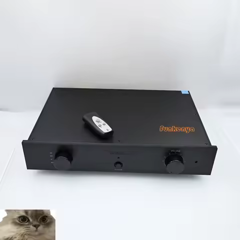 Remote Control FM255 HiFi Preamp Amplifier Single Ended Balanced Pre Amp Preamplifier Master