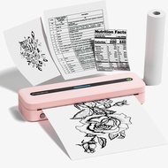 Phomemo M832 เครื่องพิมพ์แบบพกพา A4 BT เครื่องพิมพ์สําหรับเดินทาง 300Dpi ไร้สาย Inkless เครื่องพิมพ์
