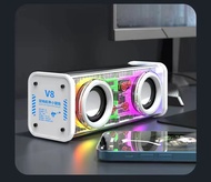 Speaker Bluetooth universal multifungsi dengan speaker ganda meriam mecha transparan subwoofer speak