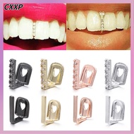 CXXP พลอยเทียม พังค์ อันธพาล เครื่องประดับร่างกาย เครื่องประดับปาร์ตี้ตลก คลิปเดี่ยว Grillz ตะแกรงบน