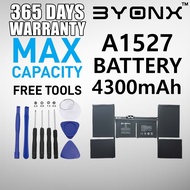 BYONX Battery Bateri A1527 For 12 Inch A1534 Year 2016 / A1705 (4300mAh)