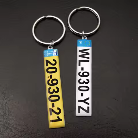 Custom Number Plate Keychain Car Number Plate Keychain Car Number Key Ring Personalized Gift for Him