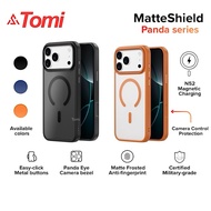 Tomi iPhone 17 Pro Max/17 Pro/17/Air/16 Pro Max/16e/15 Pro Max Case MatteShield Panda Matte Magnetic