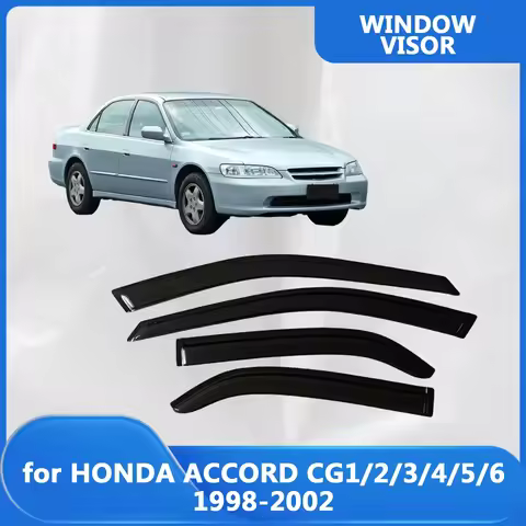 Window Visor for HONDA ACCORD CG1/2/3/4/5/6 1998 1999 2000 2001 2002 Wind Deflectors Rain Guards Doo