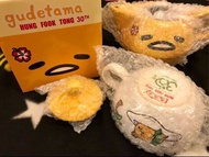 Gudetama 蛋黃哥 x 鴻福堂 雞蛋哥 瓷碗茶壺 茶具 瓷碗杯 套裝 1 set