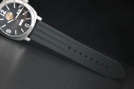 22mm無logo高質感金剛狼,各品牌替代使用不鏽鋼扣雙錶圈矽膠錶帶SBBN SEIKO ORIS SUBMARINER