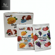 Double Flavour Jelly Pieces Isi 30pcs Permen Jeli Mix Rasa Buah Asli by Luvmi
