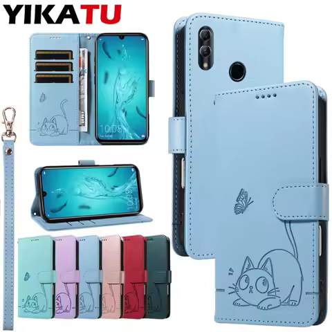 Wallet Leather Case For Huawei Honor P Smart Z 2019 Y90 Nova Y70 Plus Y9 Y7 Y6 Y5 Prime P9 P8 Lite P
