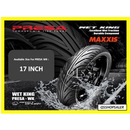 MOTORCYCLE TUBELESS TYRE / TYRE PRESA WET KING (WK) / TAYAR PRESA WK / TYRE MAXXIS PRESA WET KING / 