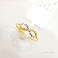 916. Gold Bajet Infinity Ring