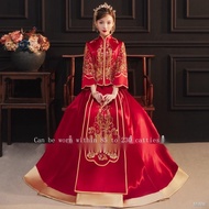 wedding dress for ninang✽Xiuhe clothing 2021 new winter bridal wedding dress Chinese wedding dress i