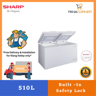 (FREE SHIPPING) Sharp 510L Chest Freezer SJC518