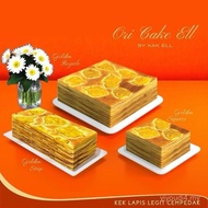 Kek Lapis Cempedak PREMIUM EDITION KOTAK Orange by Ori Cake Ell Food Cake