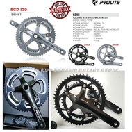 Prolite 2X/3X Chain Ring Hollow Crankset Double 38-24T/56-46T JK 53-39T/Triple 40-30-22T & Prolite G