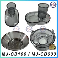 Panasonic MJ-CB100 MJ-CB600 Juicer Spinner / Container / Food Pusher / Juicer Cup / Pulp Container