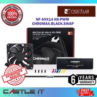 Noctua NF-A9X14 HS-PWM CHROMAX.BLACK.SWAP 9CM 92MM Casing Chassis Case Fan (NF-A9x14 PWM CH.BK.S)