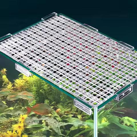 30x15cm/30x30cm Grid Divider Plate Detachable Spliceable Fish Tank Isolation Plate Upper Cover Net B