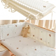 1pc 65cm/25.59 Inches, 140cm/55.12 Inches, 200cm/78.74 Inches, 240cm/94.49 Inches Crib Bumper Collis