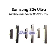TOMBOL External Button 1 Set Power On Off Voume Samsung Galaxy S24 Ultra / S928 / S928B / SM-S928B /