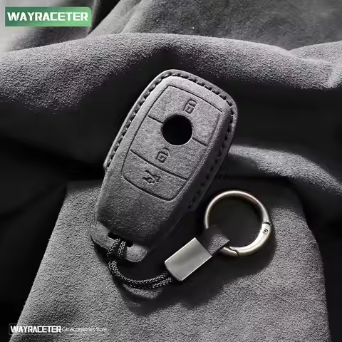 Made of Alcantara Car Key Case Cover For Mercedes AMG GT X290 W167 C167 C118 X118 W213 E63 W205 C63 