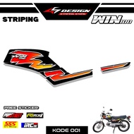 01 WIN 100 STRIPING STICKER - WIN 100 STRIPING STICKER VARIATIONS