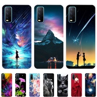 Vivo Y20 2021 Case Silicone Cute Cartoon TPU Phone Back Cover Soft Case Vivo Y20 Y 20 VivoY20 2021 C