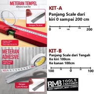 Tablesaw Meter 2 Meter Sticker Ruler Adhesive Scale Bar Steel Ruler 2 Variants