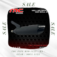 TRC Racing Mio i125 / m3 / Gear / Soul i125 Power Pipe Muffler Exhaust with Removable Silencer 1723