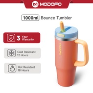 MODOFO 32oz Bounce Tumbler with Straw Thermos Bottle modofo tumbler Aesthetic Tumbler Botol Air Taha