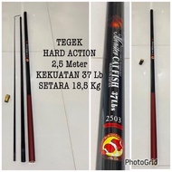 Joran Tegek Galatama Lele 25 m Action Hard By Monster Catfish